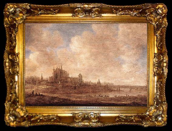 framed  GOYEN, Jan van View of Leiden cdfh, ta009-2